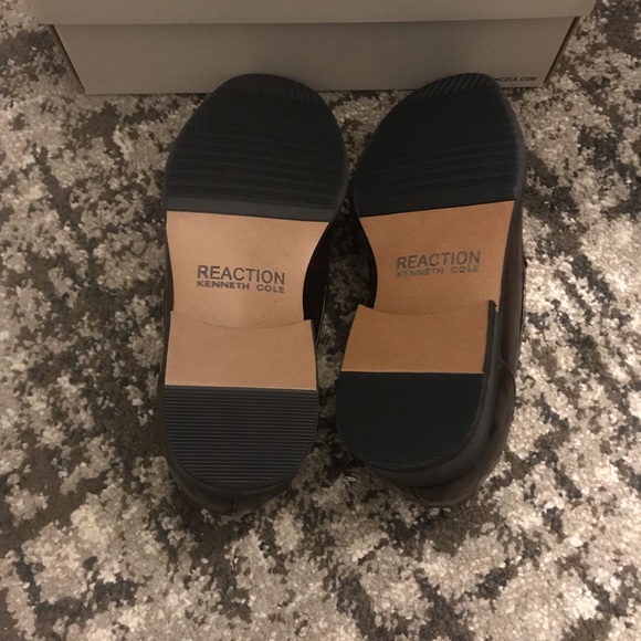 Kenneth Cole Reaction Brown Leather Settle Loafers - Picture 7 of 8